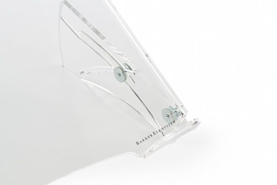 BakkerElkhuizen Q-note 350 Laptop stativ Transparent 50,8 cm (20")