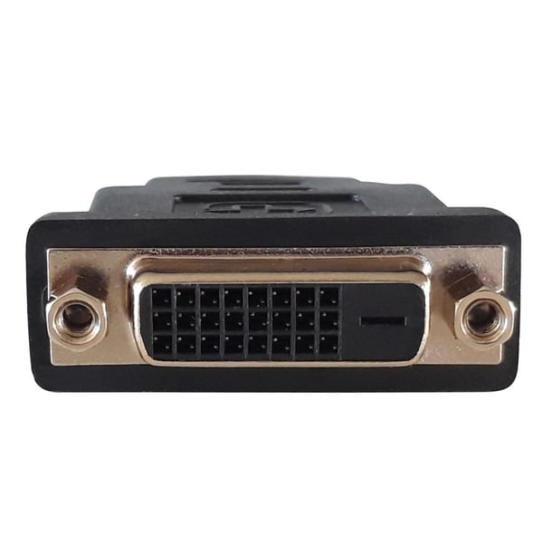 Techly HDMI - DVI-D M/F Sort