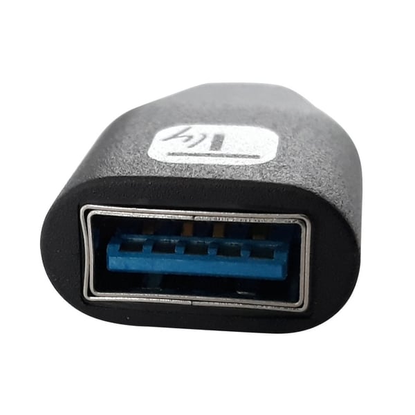 Techly IADAP-USB30-CMAFTY kabelomvandlare (hane/hona) USB A USB C Svart