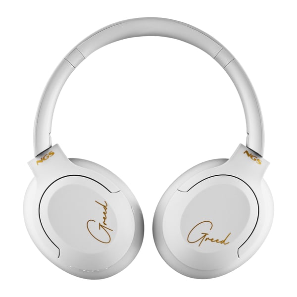 NGS ARTICA GREED Hovedtelefoner Kabel & trådløs Headset Opkald/musik USB Type-C Bluetooth Hvid