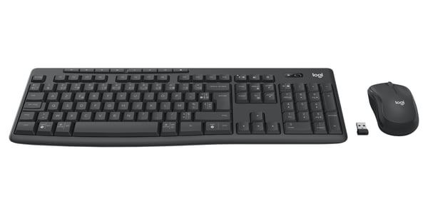Logitech MK370 Combo for Business tastatur Mus inkluderet Kontor Bluetooth AZERTY Fransk Grafit