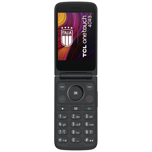 TCL OneTouch 4043 8,13 cm (3.2") 130,6 g Grå Funktionstelefon