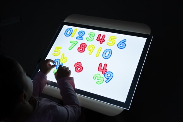Tickit Translucent Numbers