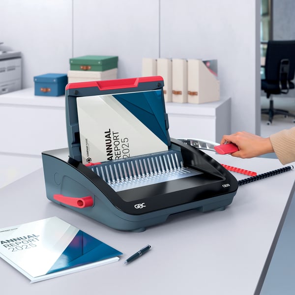 GBC CombBind® CB20 manuel indbindingsmaskine, kapacitet 240 A4-ark