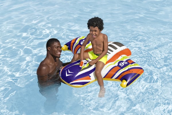 Bestway 41503 pool- och badmadrass Multifärg Mönstrad Polyvinylklorid (PVC) Sittbadleksak