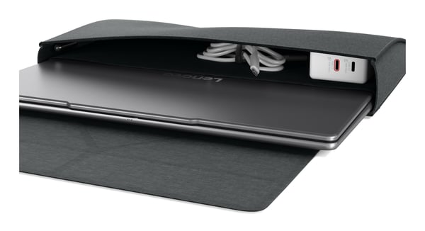 Lenovo GX41U86727 väskor bärbara datorer 35,6 cm (14") Överdrag Grå