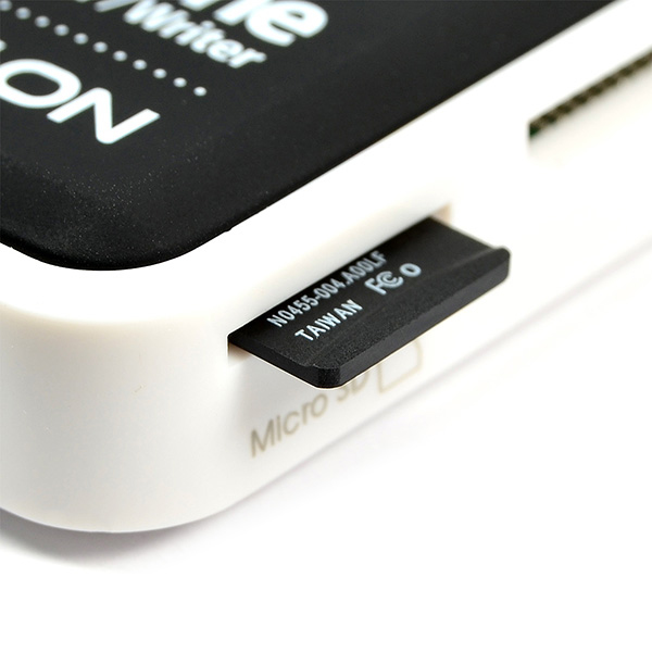 Axagon CRE-X1 kortläsare USB 2.0 Svart, Vit