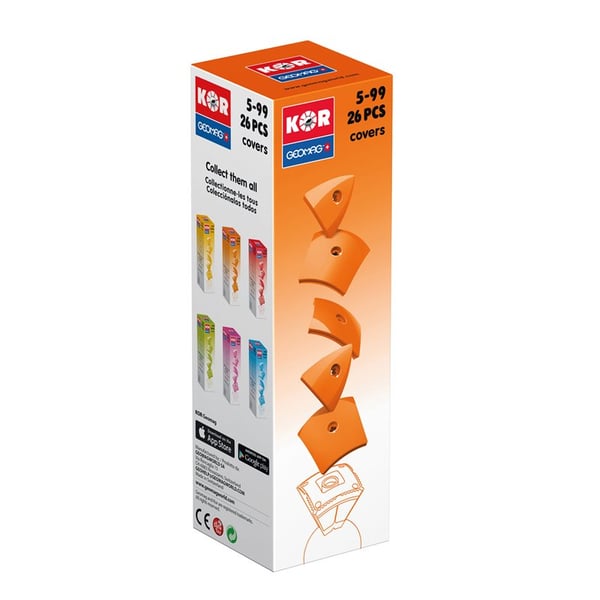 Geomag KOR 2.0 Pantone 151 Orange 26 pcs Neodymium magnet-legetøj