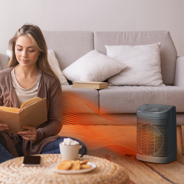 Rowenta Instant Comfort SO6511 inomhus Grå 2200 W Elektrisk värmefläkt