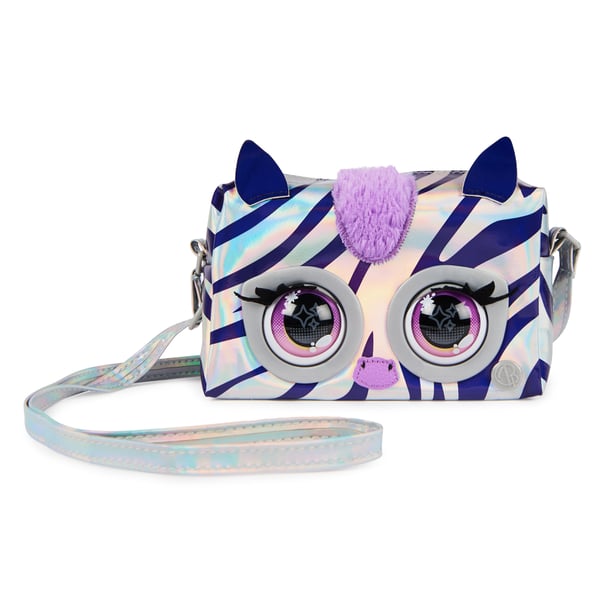 Purse Pets BAG Metallic Magic Zebra GML Blå, Metallisk Pojke/flicka Handväska