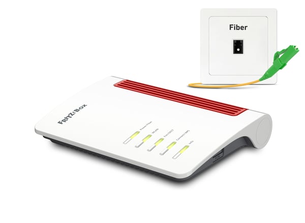 Box FRITZ! 5530 trådløs router Gigabit Ethernet Dual-band (2,4 GHz / 5 GHz) Hvid