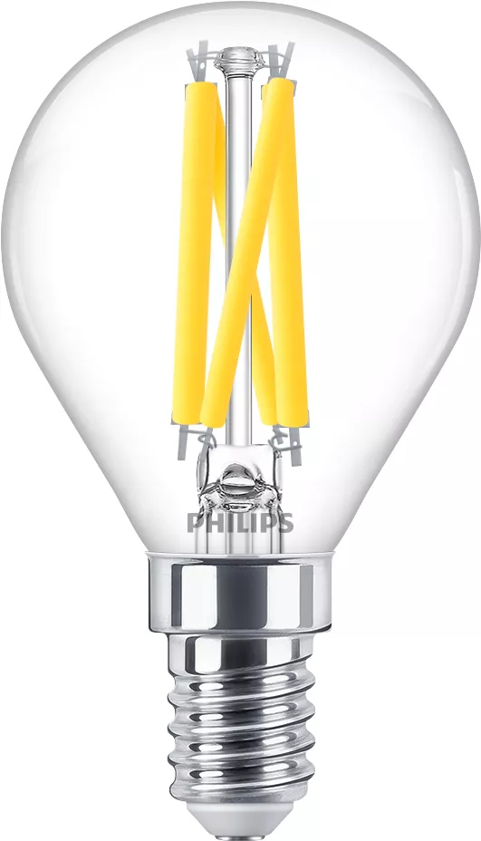 Philips Filament kronepære, klar 60 W P45 E14