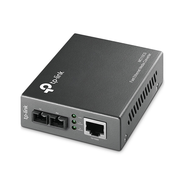 TP-Link Omada MC110CS netværksomformer til medie 100 Mbit/s 1310 nm Enkeltilstand Sort