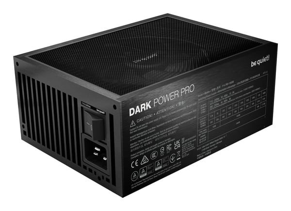 be quiet! Dark Power Pro 14 IO virtalähdeyksikkö 1600 W 20+4 pin ATX ATX Musta