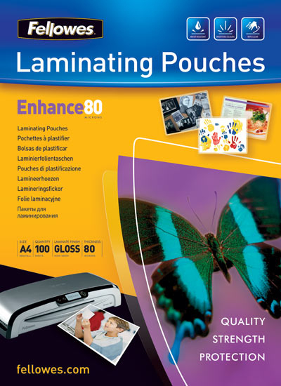 Fellowes Glossy Pouches A5 100 pcs. 80mµ plastlomme