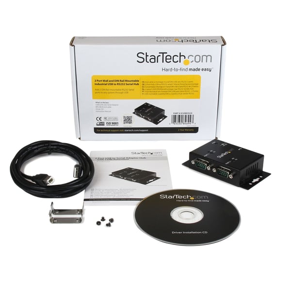 StarTech.com 2-portars USB till seriell RS232-adapter