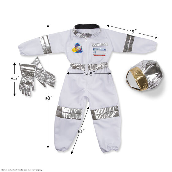 Melissa & Doug Astronaut Role Play Costume Set Maskeraddräkt Barn Unisex Uniform