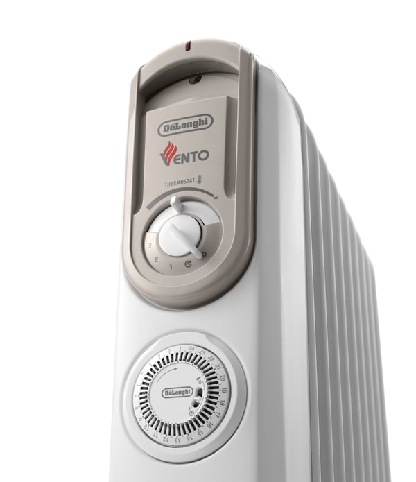 De’Longhi V550918T.WB inomhus Vit 1800 W Elektrisk oljevärmare