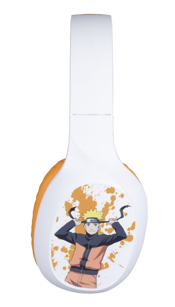 Konix Naruto KX BT HEADPHONES Headset Kabel & Trådlös Huvudband Spela Bluetooth Orange, Vit