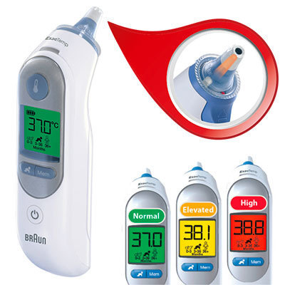 Braun ThermoScan 7 Fjernføler Hvid Øre