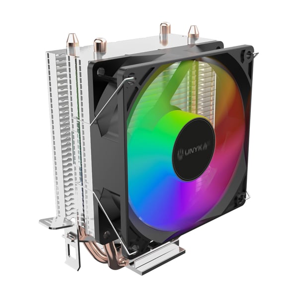 UNYKAch UNYCOOL H21 ARGB Processor Luftkylare 9 cm Svart, Grå