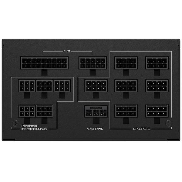 GIGABYTE UD1300GM PG5 strömförsörjningsenheter 1300 W 20+4 pin ATX ATX Svart