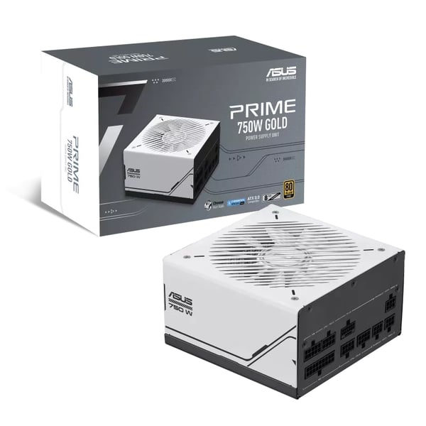 ASUS Prime 750W Gold ( AP-750G ) enhed til strømforsyning 20+4 pin ATX ATX Sort, Hvid