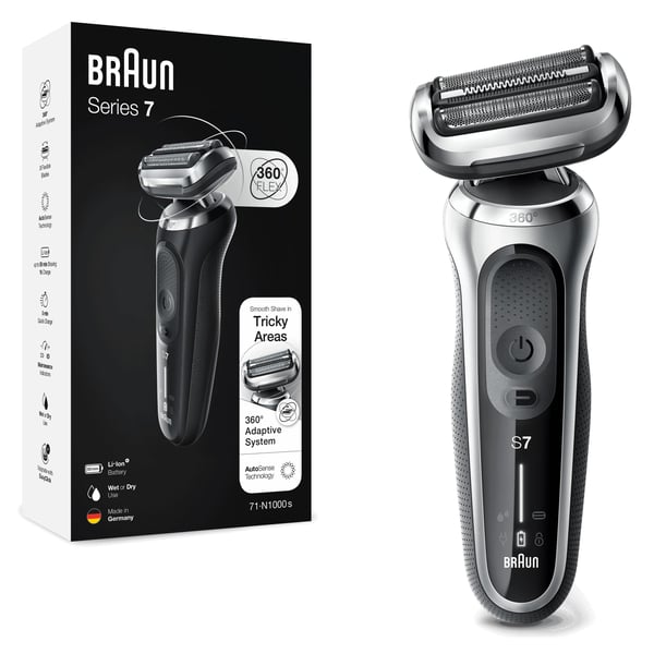 Braun Series 7 71-S1000s Folierakapparat Silver