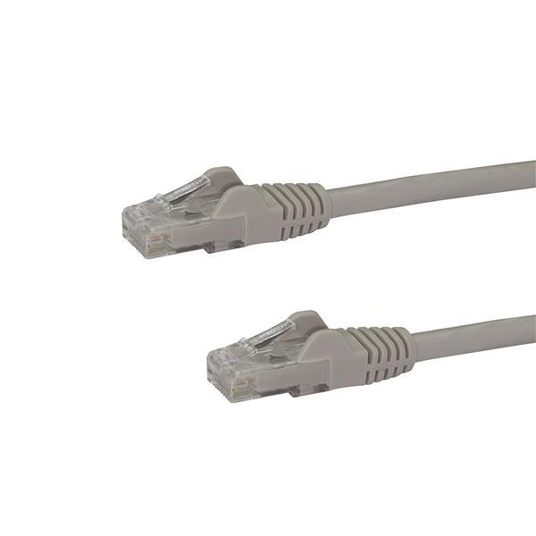 StarTech.com N6PATC15MGR verkkokaapeli Harmaa 15 m Cat6 U/UTP (UTP)