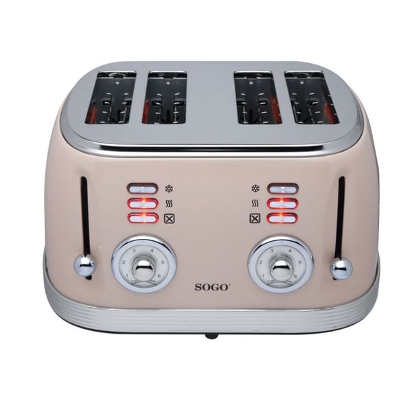 Sogo TOS-SS-5475 brødrister 6 4 skive(r) Beige