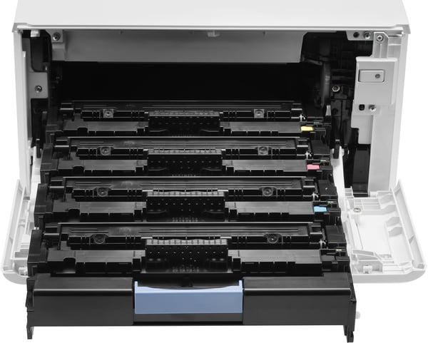 HP Color LaserJet Pro MFP M479fdw, Farve, Printer til Udskriv, kopiér, scan, fax, og send e-mail, Scan til e-mail/PDF; Tosidet udskrivning; 50-arks ukrøllet ADF