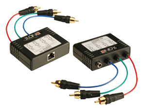 Lindy RGB Video + Audio Extender - CAT5e/6, 300m VGA