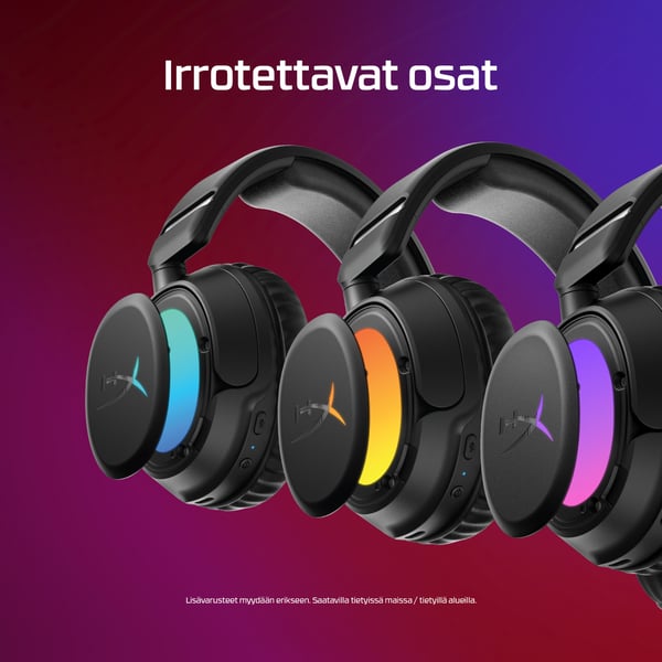 HyperX Cloud Flight 2 – langattomat pelikuulokkeet (valkoinen)
