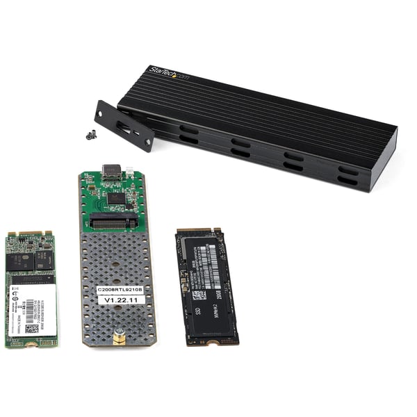 StarTech.com SM2E1BMU31C drevkabinet SSD kabinet Sort M.2