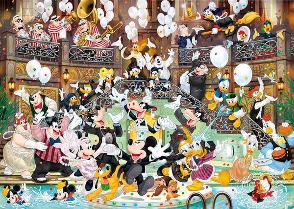 Clementoni Disney Gala Puslespil 6000 stk Tegnefilm