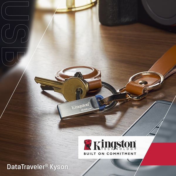 Kingston Technology DataTraveler 512 Gt Kyson 220 Mt/s metallinen USB 3.2 Gen 1