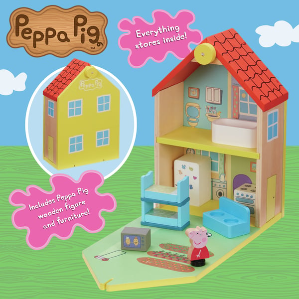 BOTI Peppa Pig - Wooden Family Home dukkehus
