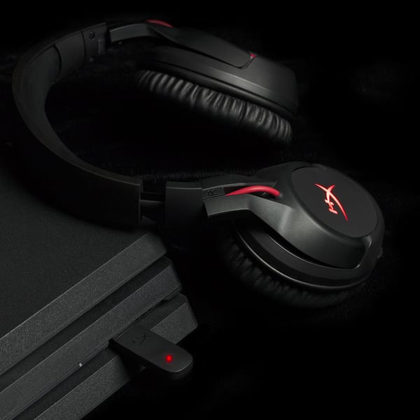 HyperX Cloud Flight Kuulokkeet Langallinen & langaton Pääpanta Pelaaminen Musta, Punainen