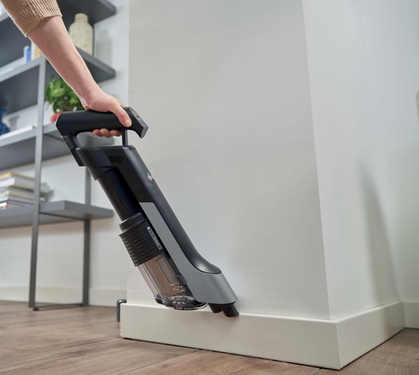 Hoover HF210HP 011 Stick vakuum Batteri Dry EPA Poseløs 1 L 165 W Grå, Kvarts metallisk