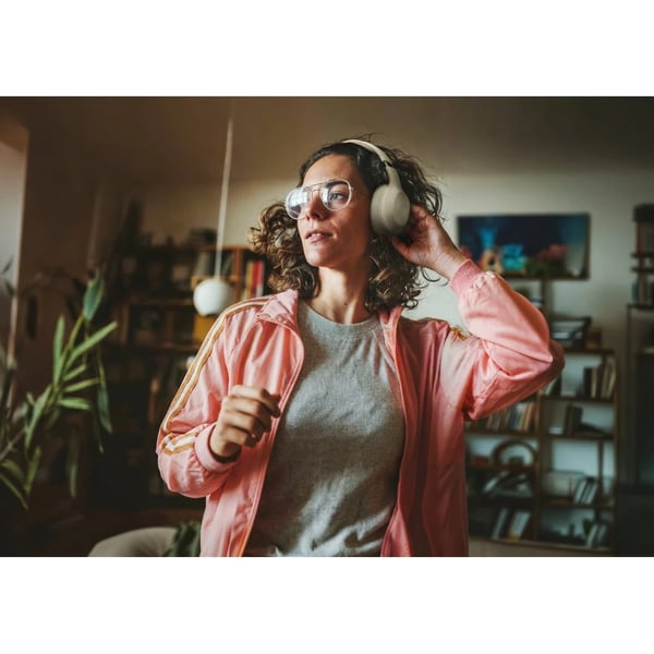 Hama Spirit Calypso X Headset Trådlös Huvudband Samtal/musik USB Type-C Bluetooth Beige