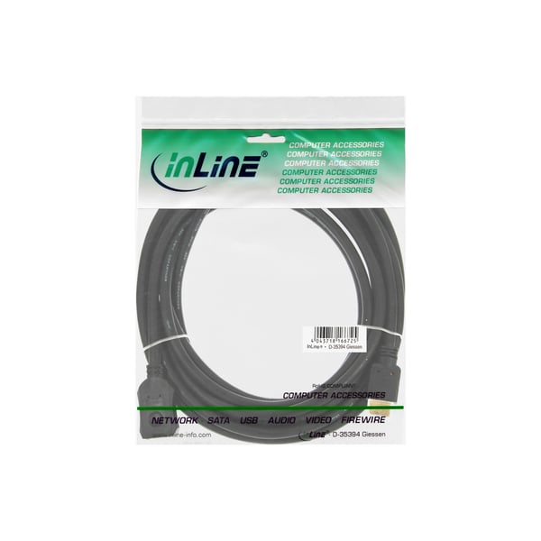 InLine 17632G HDMI-kabel 2 m HDMI Typ A (standard) Svart