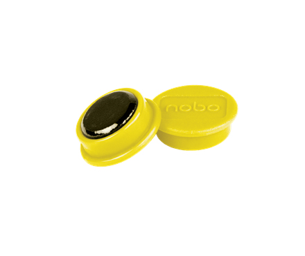 Nobo Magnetiska Whiteboardmagneter 10-Pack 24 mm Färgade Magneter