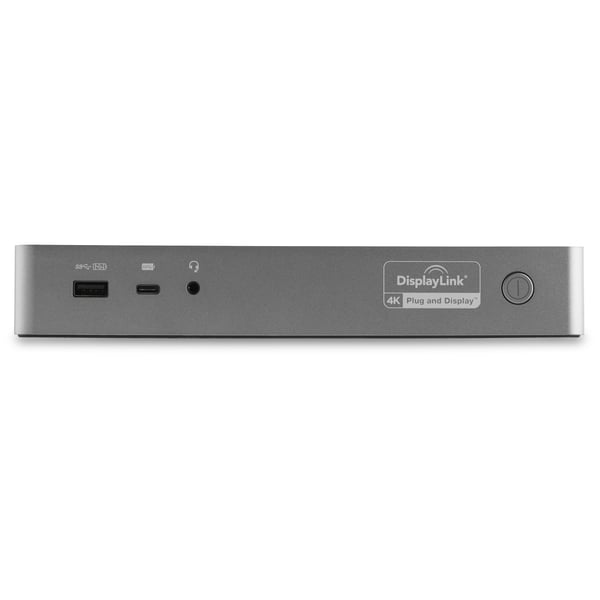 StarTech.com Universell dockningsstation för bärbara datorer med två 4K-bildskärmar - USB-C/USB 3.0 - 100W PD
