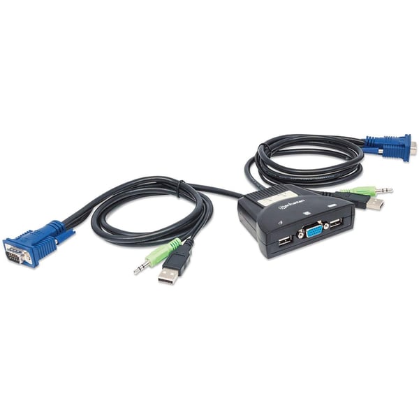 Manhattan 151245 KVM-switchar Svart