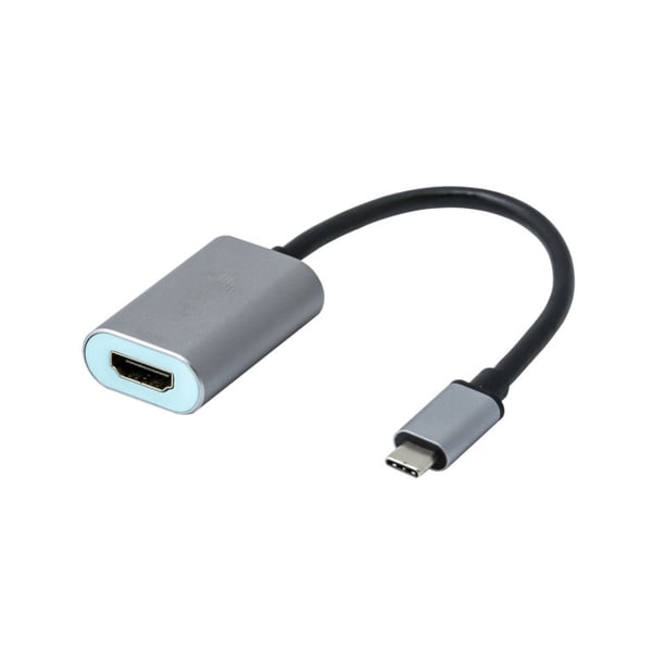 i-tec Metal C31METALHDMI60HZ videokabel adapter 0,15 m USB Type-C HDMI Grå, Turkis