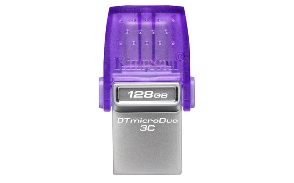 Kingston Technology DataTraveler 128 GB microDuo 3C 200 MB/s, dobbelt USB-A + USB-C