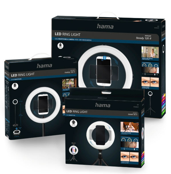 Hama SpotLight Smart 80 II belysningsring 96 LED