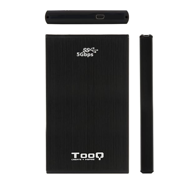 TooQ TQE-2522B drevkabinet HDD kabinet Sort 2.5"