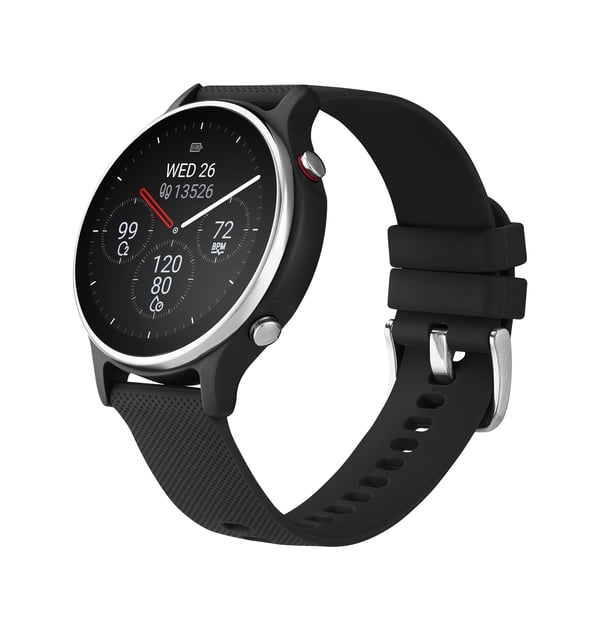 ASUS VivoWatch 6 (HC-D06) 3,53 cm (1.39") AMOLED Digital 454 x 454 pixel Berøringsskærm Sort GPS (satellit)