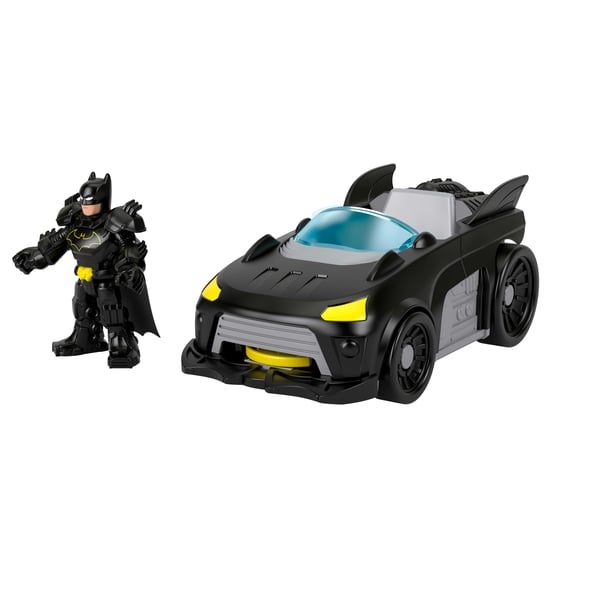Fisher-Price Imaginext DC Super Friends Metal Force Batmobile -leluauto ja Batman-toimintahahmo